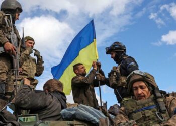 تصویری از سرباز اوکراینی که آرزو به دل ماند!