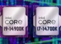 بنچمارک پردازندههای اینتل Core i9-14900K و Core i7-14700K فاش شد